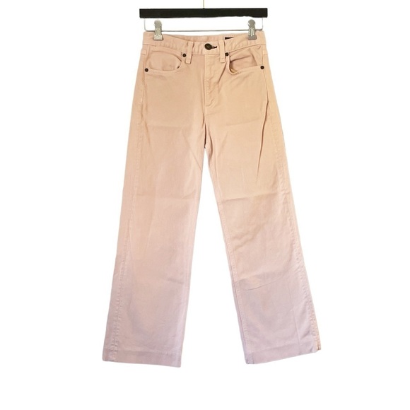 𝅺RAG & BONE Ankle Justine Wide Leg Jean Blush 25 - Picture 3 of 11
